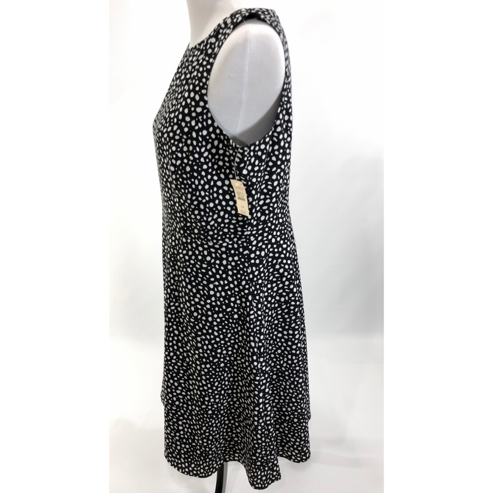 Talbots Women's Polka Dot Casual Dress Zipper - Picture 3 of 7